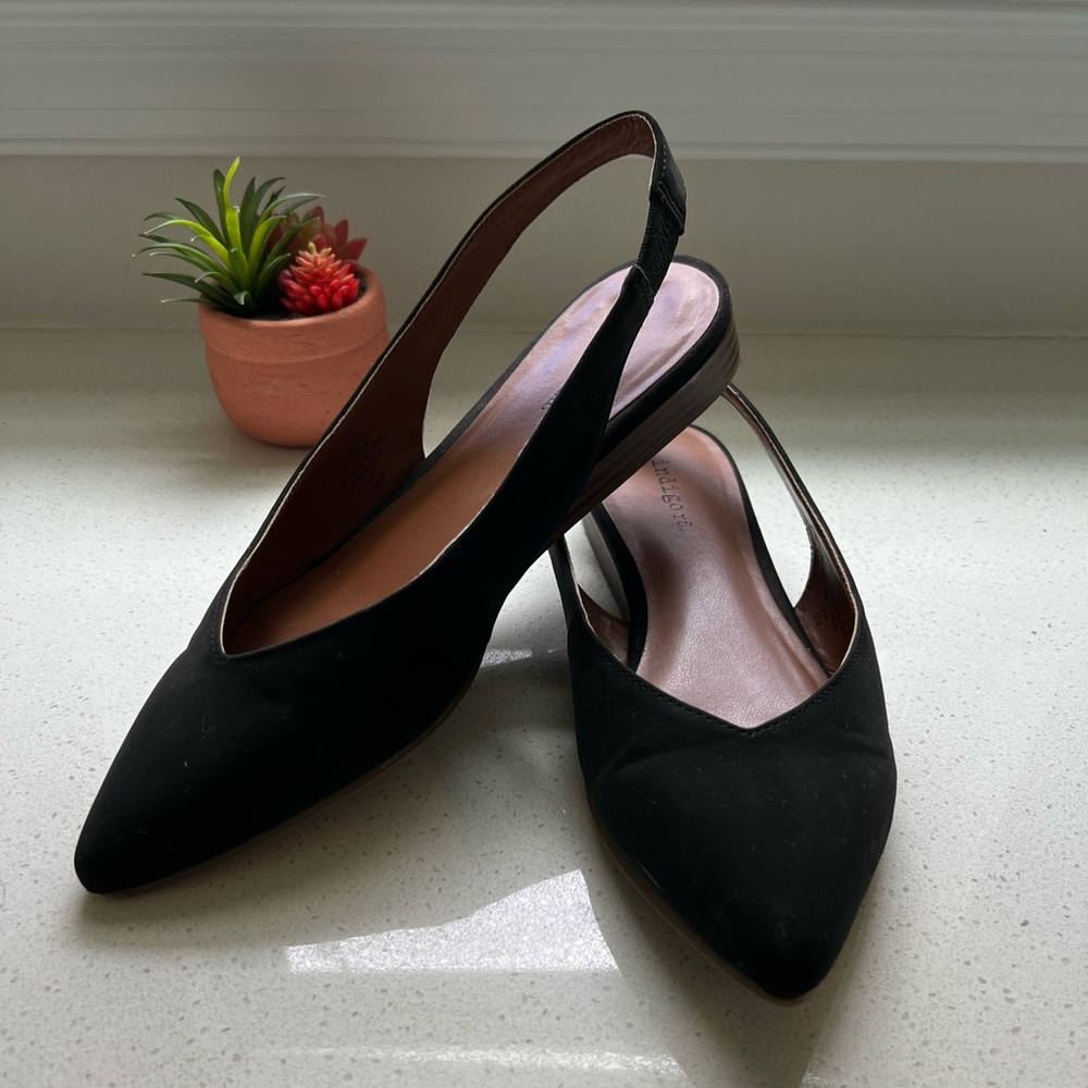 Sling back flat